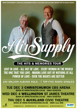 Air Supply - Live in NZ - December 2013