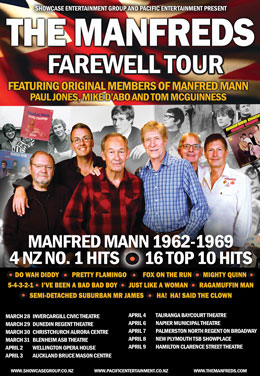 The Manfreds NZ Farewell Tour - March & April 2019